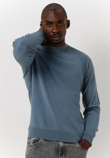 Blauwe GENTI Trui K6026-3260 - large