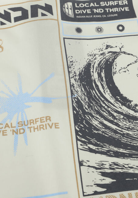 INDIAN BLUE JEANS T-shirt T-SHIRT INDN BACKPRINT &Eacute;cru - large