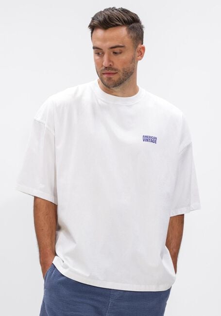 AMERICAN VINTAGE T-shirt GIXY en blanc - large