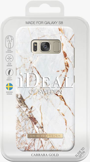 Witte IDEAL OF SWEDEN Telefoonhoesje FASHION CASE GALAXY S8 - large