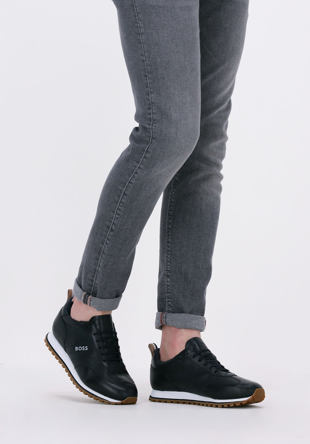 BOSS Baskets basses PARKOUR-L RUNN en bleu - large