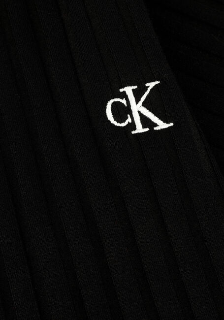CALVIN KLEIN T-shirt RIB SHORT SLEEVE TEE en noir - large