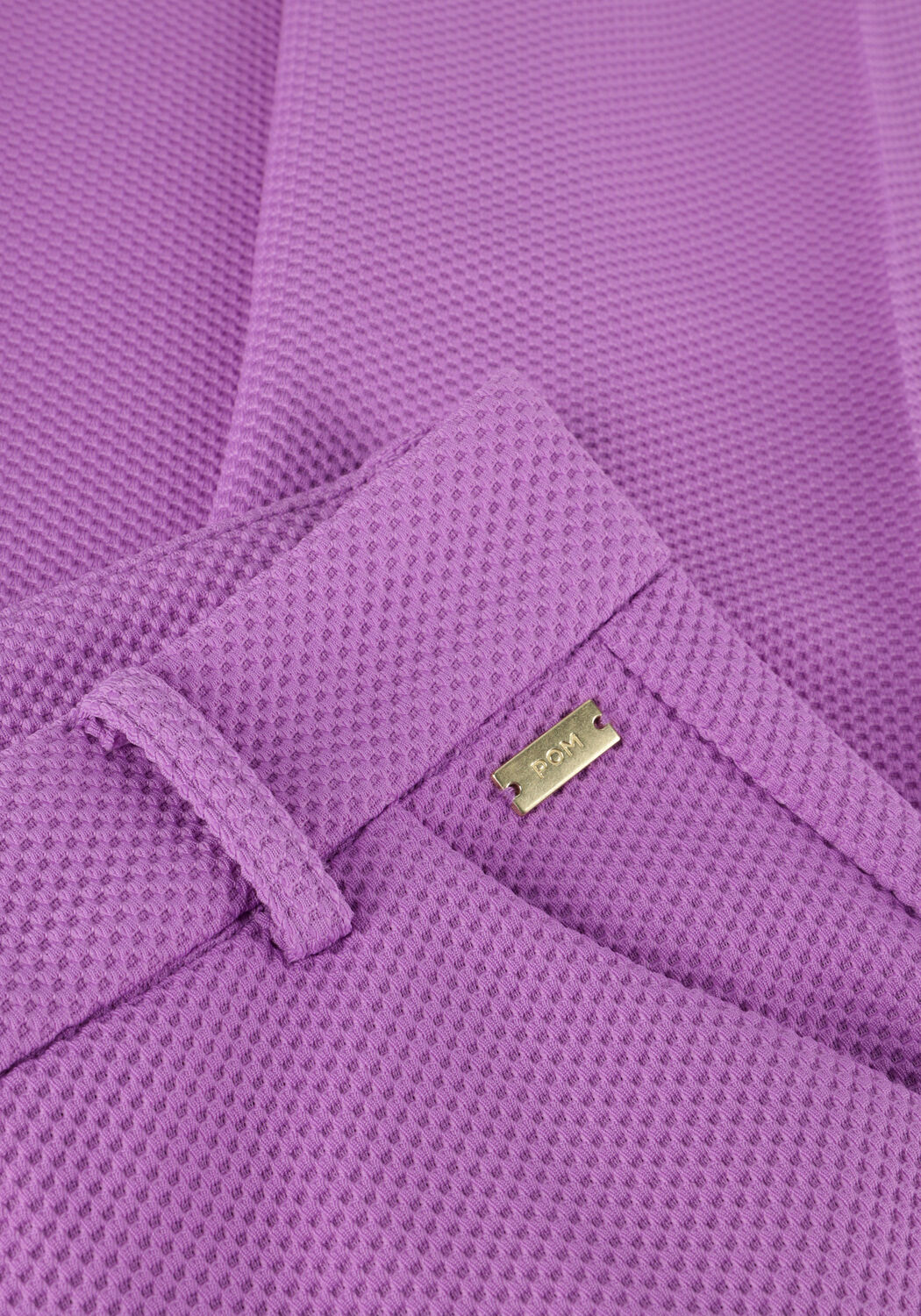 POM AMSTERDAM Pantalon large PIQUE WIDE LEG PURPLE PANTS Lilas - large