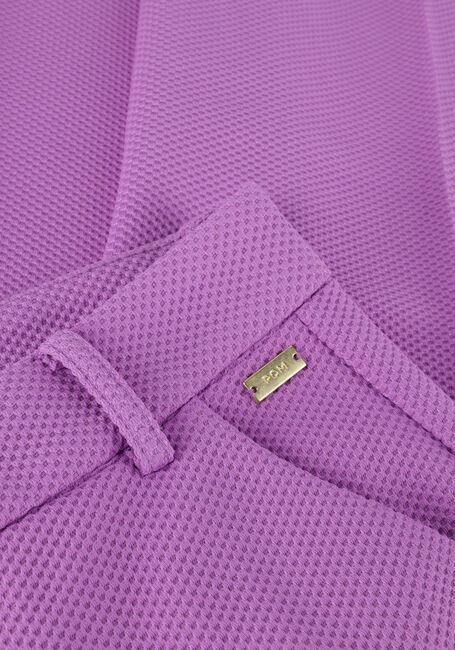 Lila POM AMSTERDAM Wijde broek PIQUE WIDE LEG PURPLE PANTS Lila POM AMSTERDAM Wijde broek PIQUE WIDE LEG PURPLE PANTS - large