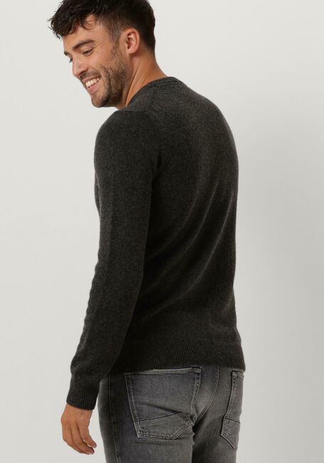 Donkergrijze LYLE & SCOTT Trui CREW NECK LAMBSWOOL BLEND JUMPER - large