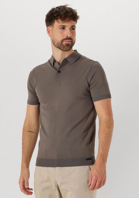 GENTI Polo POLO BUTTON SS K2046-1260 en gris - large