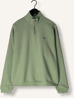 LACOSTE Pull LOOSE FIT ZIP NECK FLEECE SWEATSHIRT en vert LACOSTE Pull LOOSE FIT ZIP NECK FLEECE SWEATSHIRT en vert - medium