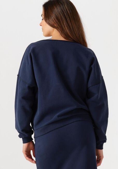 PENN & INK Chandail SWEATER PRINT Bleu foncé - large