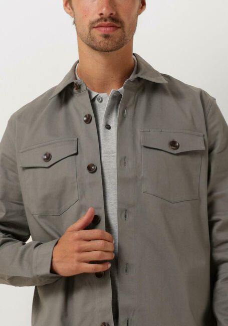 PROFUOMO Surchemise OVERSHIRT BASIC en vert - large