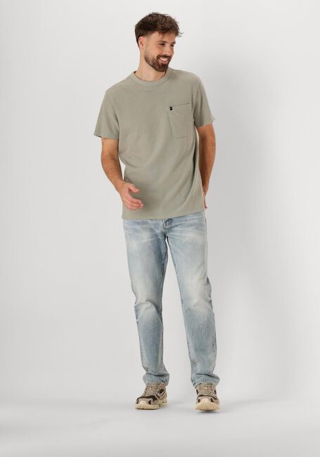 BUTCHER OF BLUE T-shirt ADRIEN LOOSE PKT TEE en vert - large