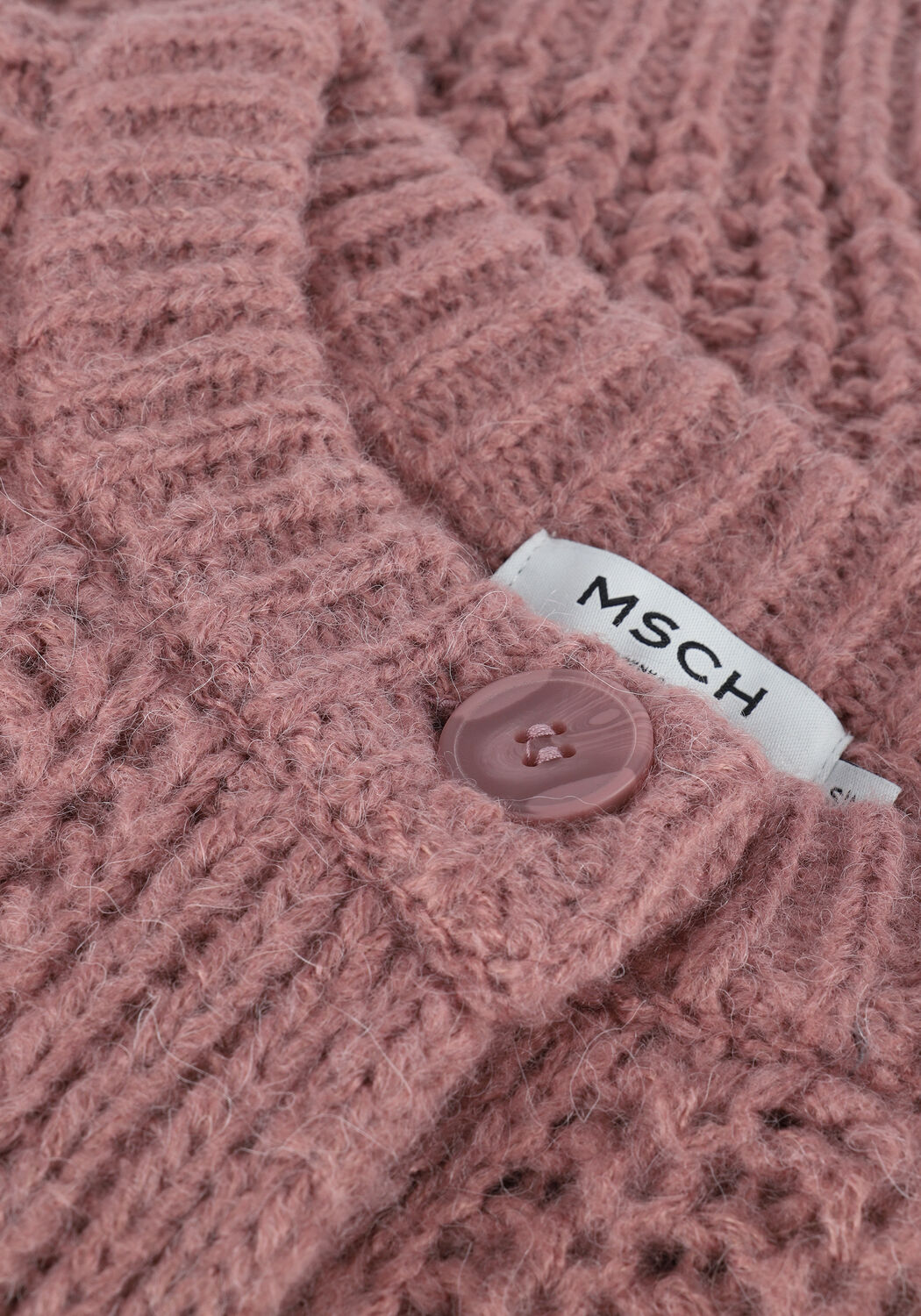 MSCH COPENHAGEN Gilet JILETTA HEIDI CARDIGAN en rose - large