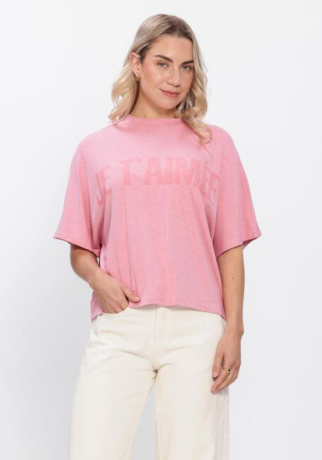 AIMEE THE LABEL T-shirt BENJAMIN SHIRT en rose - large