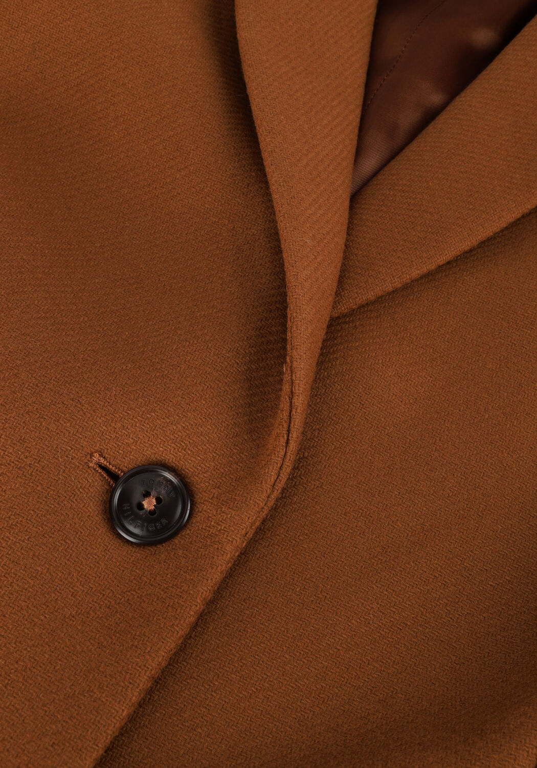 Cognac TOMMY HILFIGER Mantel WOOL BLEND CLASSIC COATD - large