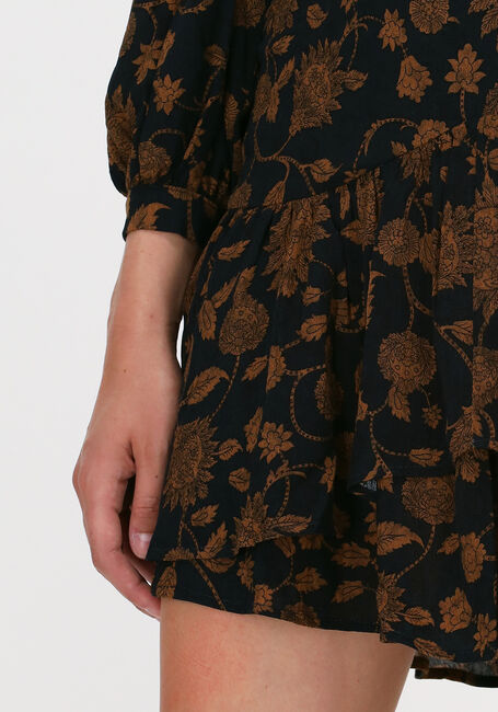 Zwarte BY-BAR Minirok ELENA GOLDEN FLOWER SKIRT - large