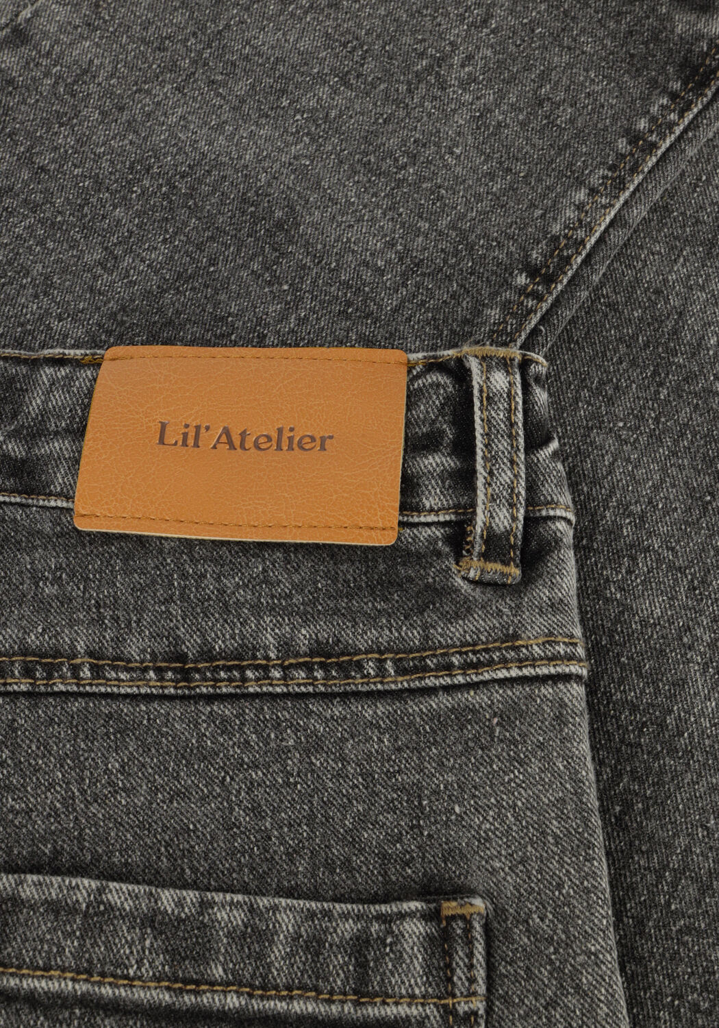 LIL' ATELIER Wide jeans NMNBERLIN LOOSE DNM JEANS 8310-IN LIL Gris fonc&eacute; - large