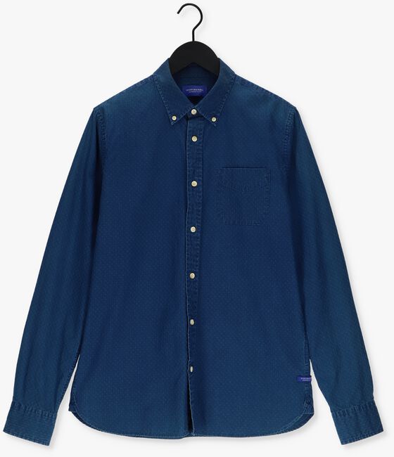Blauwe SCOTCH & SODA Casual overhemd 164028 - AMS BLAUW 1 POCKET SH - large