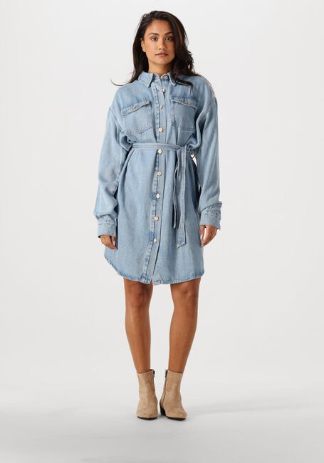 7 FOR ALL MANKIND Mini robe SHIRT DRESS Bleu clair - large