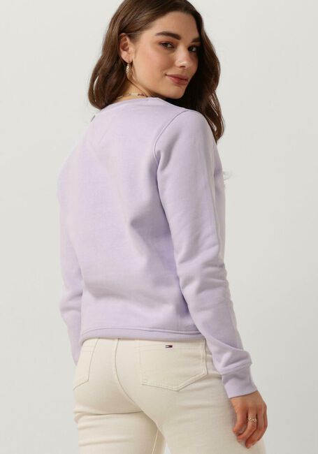 Lila TOMMY JEANS Trui TJW REG TONAL LINEAR CREW - large