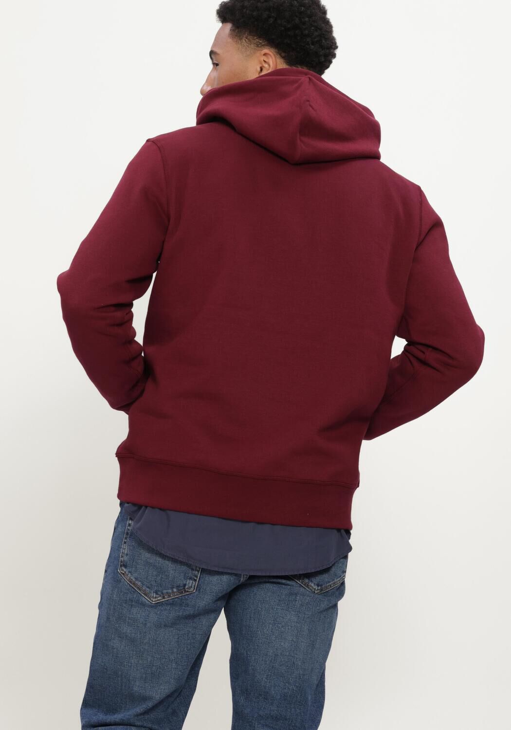 TOMMY HILFIGER Chandail ESS SEASONAL FLEECE HOODY Bordeaux - large