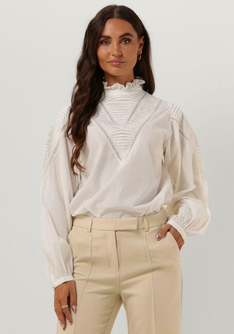 Creme NOTES DU NORD  IRENE BLOUSE - large