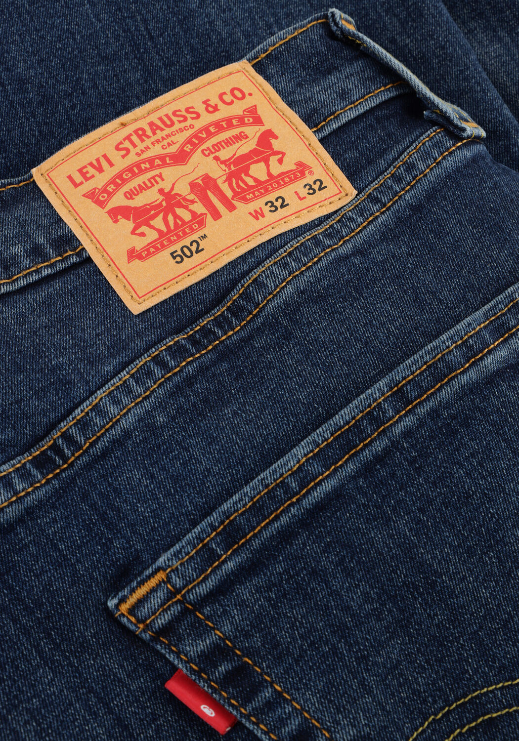 Blauwe LEVI'S Straight leg jeans 502 TAPER - large