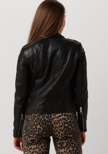 SET Veste en cuir TYLER LEATHER JACKET en noir - large