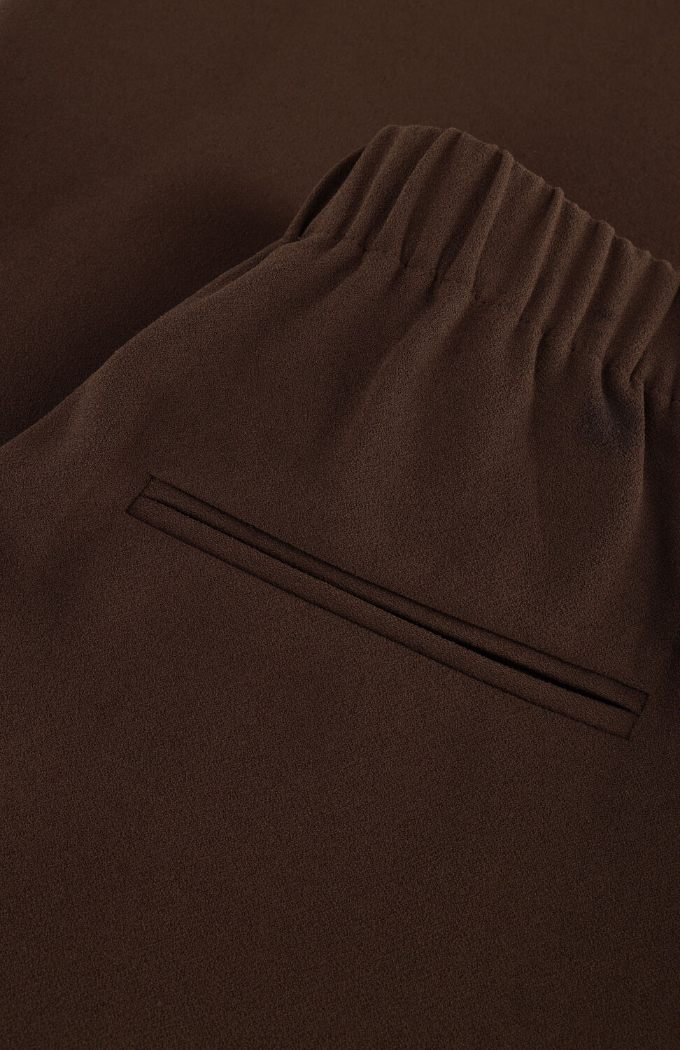 Bruine SELECTED WOMEN Pantalon SLFTINNI-RELAXED MW WIDE PANT N NOOS - large