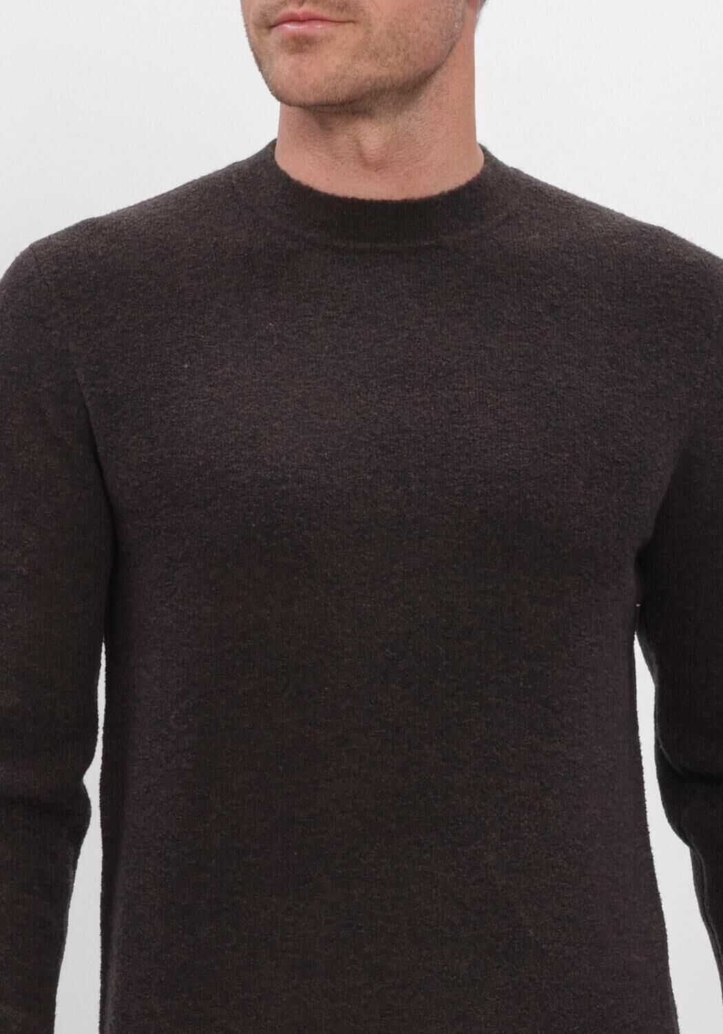 Bruine PROFUOMO Trui PPXJ30040 - large