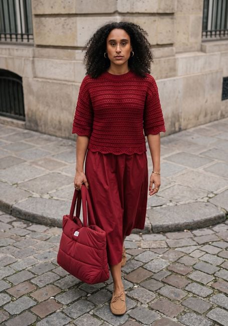 MSCH COPENHAGEN Pull MSCHTABITHA FAIRYN 2 4 PULLOVER en rouge - large