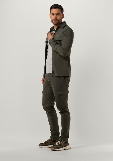 GENTI Pantalon cargo P7025-1967 en vert - large