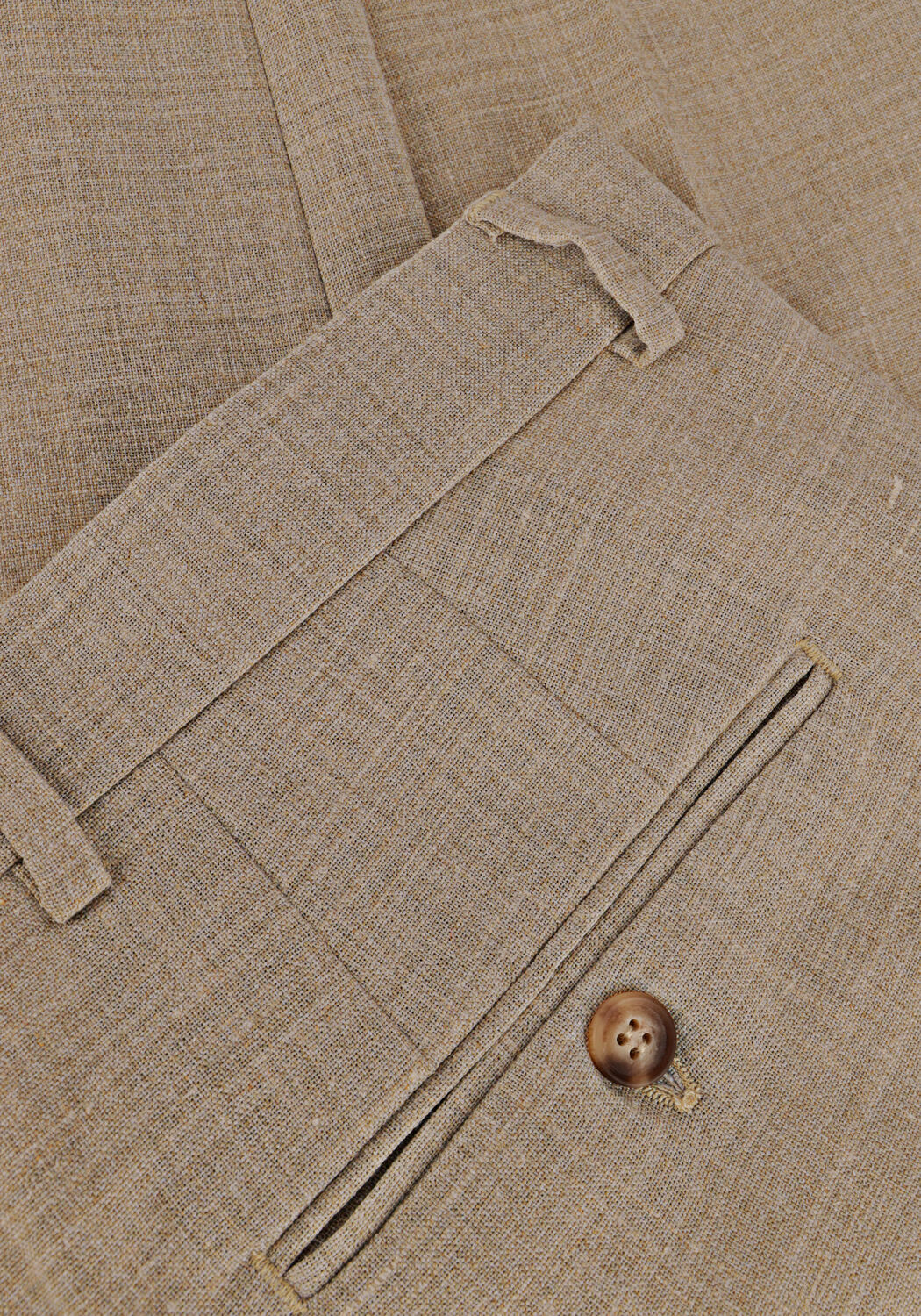 SELECTED MEN Pantalon SLHSLIM-OASIS LINEN TRS NOOS Sable - large