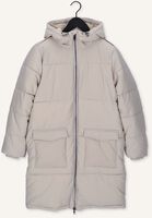 Beige OBJECT Gewatteerde jas OBJZHANNA L/S LONG JACKET NOOS Beige OBJECT Gewatteerde jas OBJZHANNA L/S LONG JACKET NOOS - medium