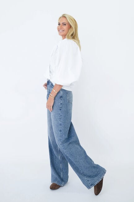 EST'SEVEN MACON JEANS Pantalons Bleu foncé - large