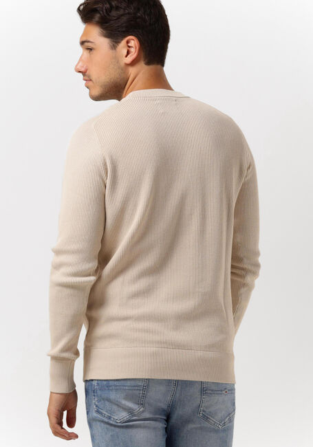 BUTCHER OF BLUE Pull LARSEN CREW KNIT en beige - large