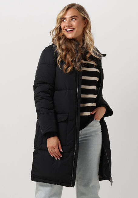 OBJECT Veste matelassé OBJZHANNA L/S LONG JACKET NOOS en noir - large
