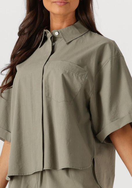Groene WITHBLACK  WBLGUNILLA SS SHIRT - large