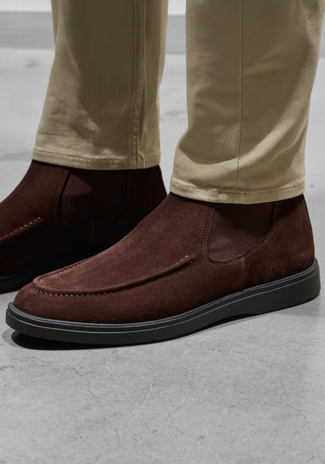 STEFANO LAURAN Bottines chelsea 24859 en marron - large