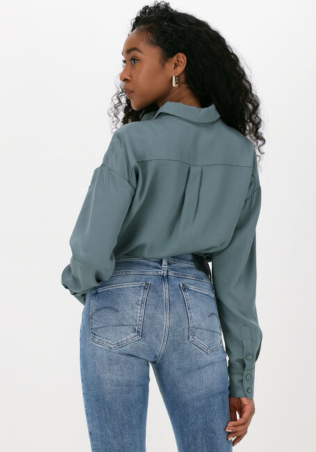 SIMPLE WOVEN BLOUSE ELOISE ES Blouses en vert - large