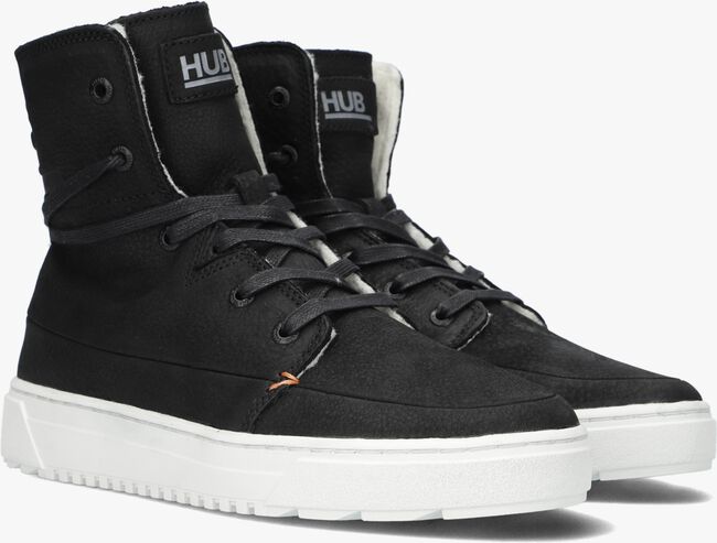 Zwarte HUB Hoge sneaker CHESS 3.0 - large