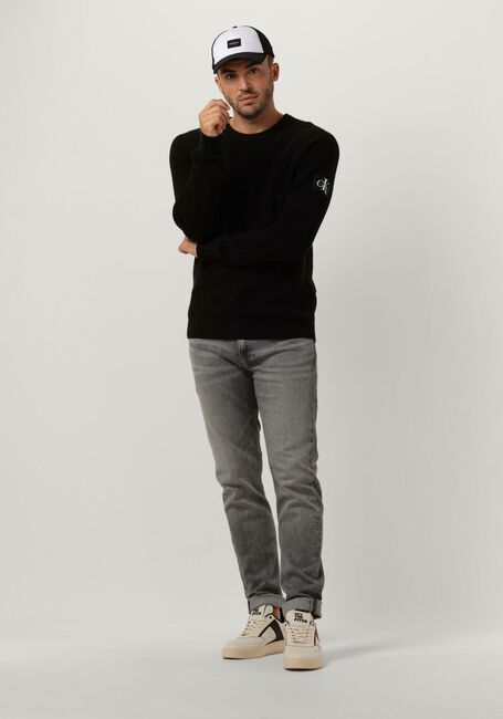 Zwarte CALVIN KLEIN Sweater BADGE EASY SWEATER - large