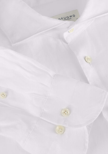 Witte PROFUOMO Casual overhemd SHIRT X-CUTAWAY SC LINNEN Witte PROFUOMO Casual overhemd SHIRT X-CUTAWAY SC LINNEN - large