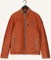 Oranje MILESTONE Leren jas DAMIANO Oranje MILESTONE Leren jas DAMIANO - medium