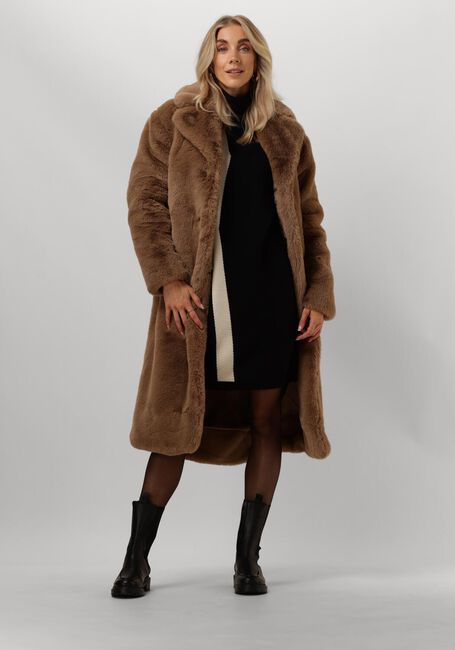 GIACOMO THE JACKET Manteau en fausse fourrure 6610940 en camel - large