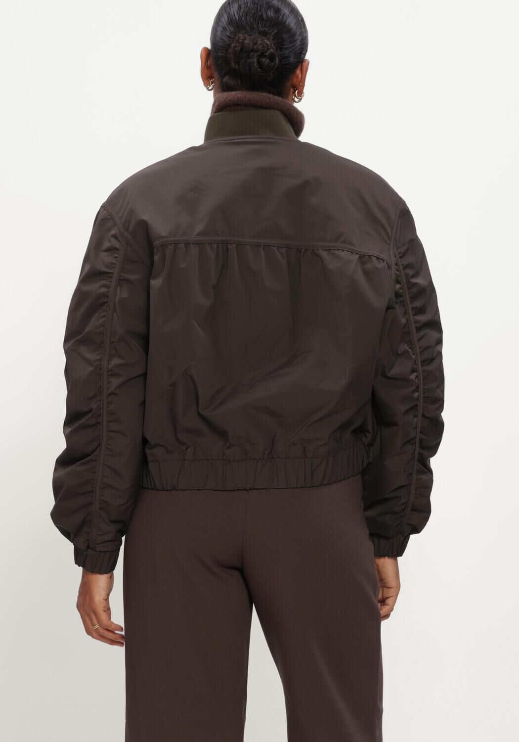 MSCH COPENHAGEN Jack MSCHKOSHER BOMBER JACKET en marron - large