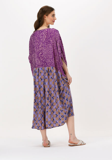 SISSEL EDELBO Robe midi MADONNA MIX CAFTAN en violet - large