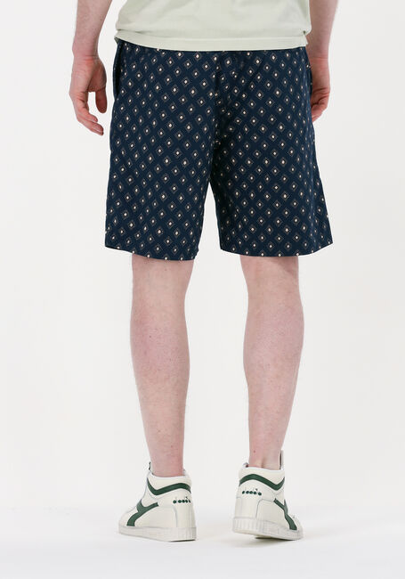Donkerblauwe SCOTCH & SODA Korte broek BERMUDA LIGHT WEIGHT PRINTED POPLIN SHORT - large