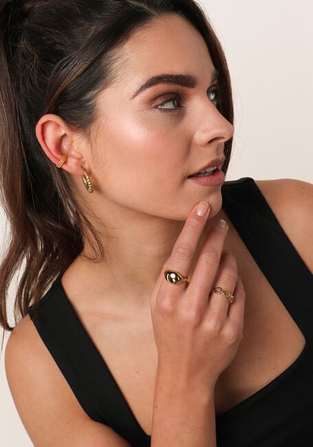 NOTRE-V Boucles d'oreilles OMSS22-031 EARCUFF Dor&eacute; - large