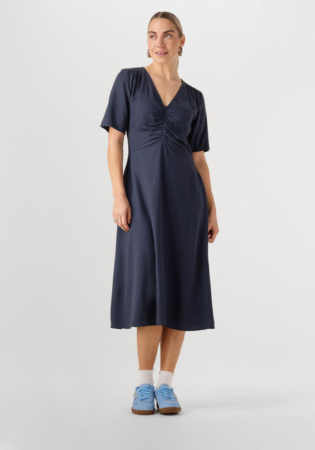 MODSTRÖM Robe midi MIGUELMD SS DRESS Bleu foncé - large