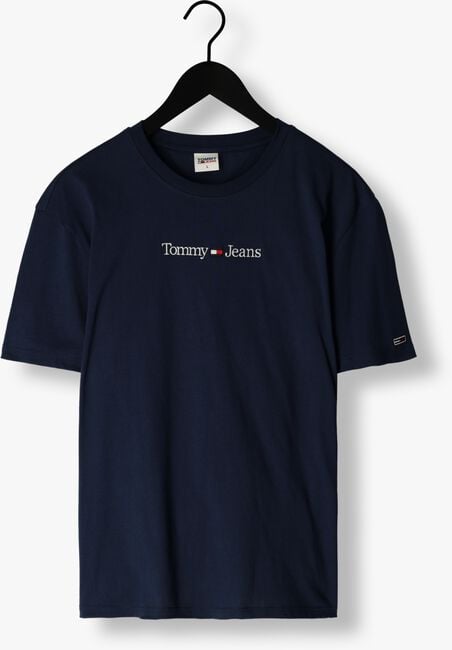 TOMMY JEANS T-shirt TJM CLASSIC LINEAR LOGO TEE Bleu foncé - large