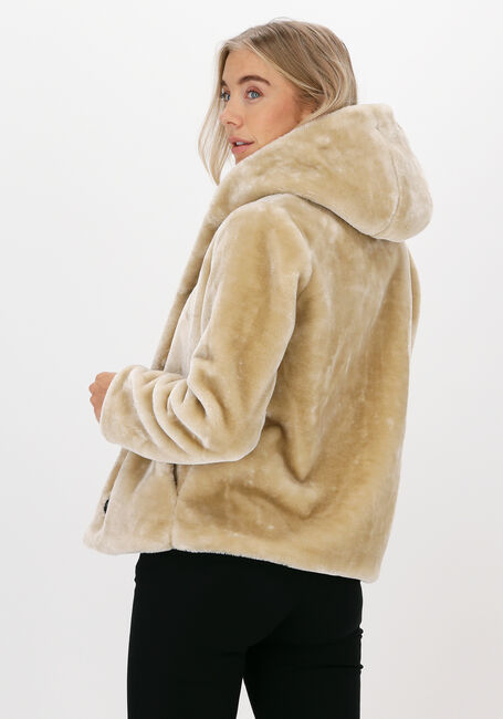 GIACOMO THE JACKET Manteau en fausse fourrure 13 LT FUR en beige - large